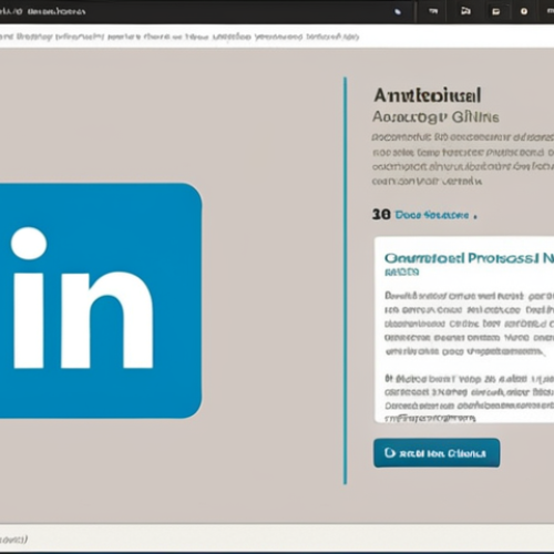 Home 4 **Professional networking on LinkedIn:** A well-designed LinkedIn profile showcasing professional skills and experience, reflecting a strong online presence.