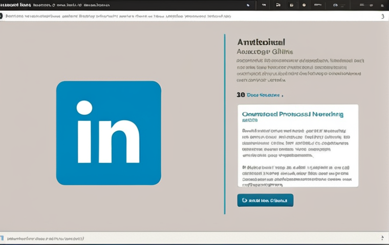 **Professional networking on LinkedIn:** A well-designed LinkedIn profile showcasing professional skills and experience, reflecting a strong online presence.