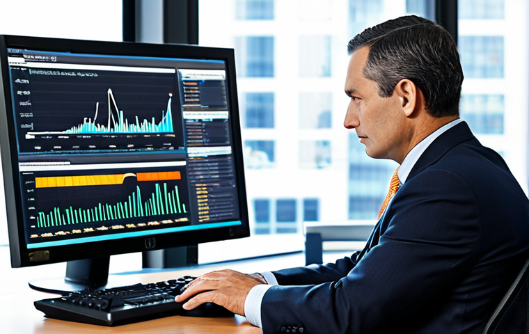 **

"A financial analyst, fully clothed in appropriate business attire, meticulously reviewing a financial report on a computer screen in a brightly lit office. The office background includes charts, graphs, and a Bloomberg terminal. Safe for work, appropriate content, professional setting, perfect anatomy, natural proportions, well-formed hands, proper finger count, high quality."

**