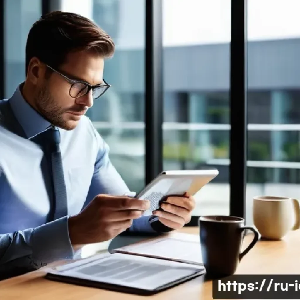 CFA 관련 직무 일상 - **Prompt 1: The Focused Morning Routine**
    "A successful male financier, in his late 30s to early...