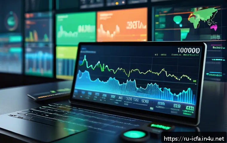 CFA와 크립토 투자 사례 - A detailed digital art scene showing a diverse cryptocurrency portfolio concept: multiple glowing 3D...